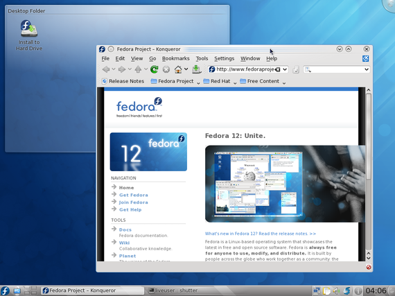 fedora 12 funktioner