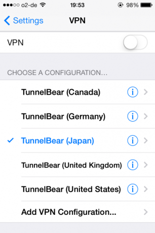 Opsæt en VPN på din iPhone på få minutter med Tunnelbear tunnelbear9