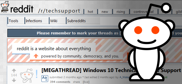 reddit teknisk support
