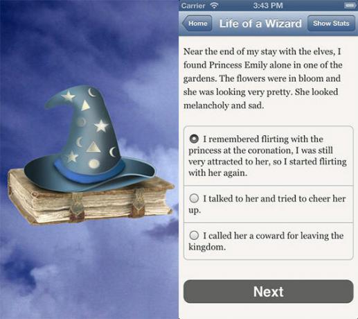 Elsker interaktiv fiktion? Fyld din iPad eller iPhone med Text Adventures lifeofawizard