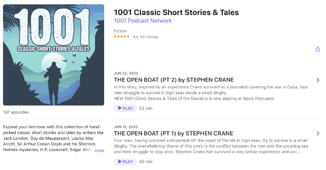 Jon Hagadorns podcast byder på en beroligende fortælling om 1001 klassiske noveller og historier