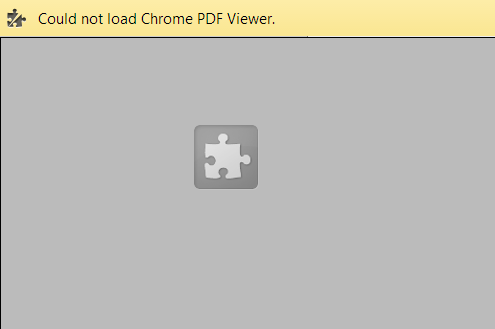 chrome pdf mislykkes