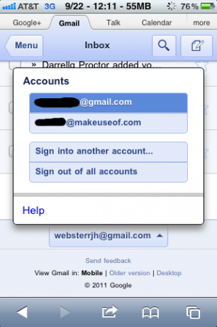 Gmail Web-app modtager opdatering til iPhone-brugere [Nyheder] gmailapp