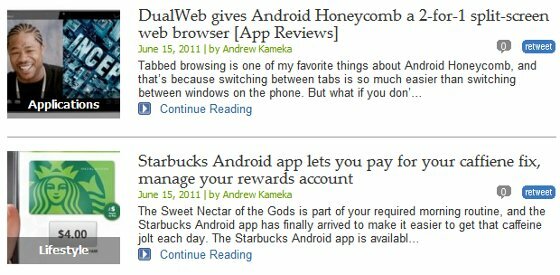 Android marked anmeldelser