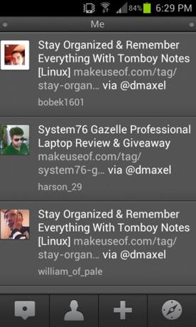 anmeldelse af Android tweetdeck