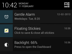 sticky notes til Android