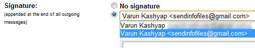underskrifter i gmail