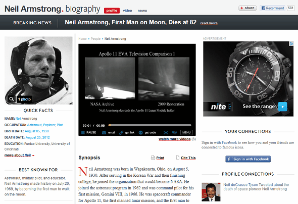 Lær om Neil Armstrong & The Apollo 11 Moon Landing On The web biografi neil armstrong