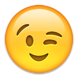 blinkende fræk emoji-emoticon