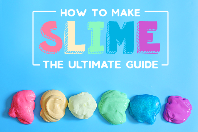 Lav fem forskellige typer slime derhjemme med The Craft Patch's ultimative guide til DIY Slime 