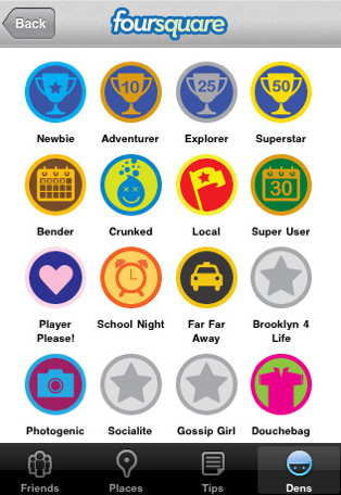 firkantede badges