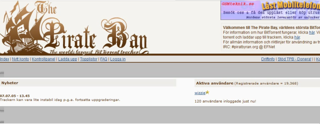 piratebay 2004