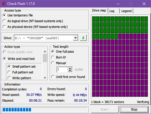 5 apps til at kontrollere hastigheden på dit USB-flashdrev i Windows-test USB-drevets hastighedskontrolflash