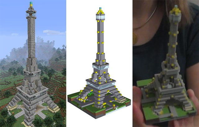 Minecraft-DIY-3d-udskrivning