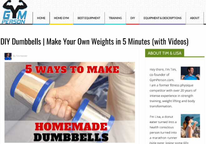 Lav DIY-håndvægte og hjemmelavede vægte med GymPersons trin-for-trin-guider