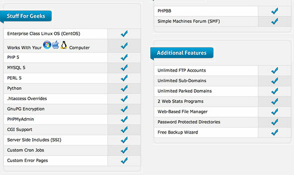 Start din egen blog ubesværet med Web Hosting Hub [Giveaway] techspecs