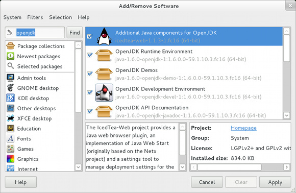 installation af java på linux
