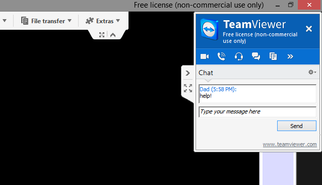 8 TeamViewer-chat