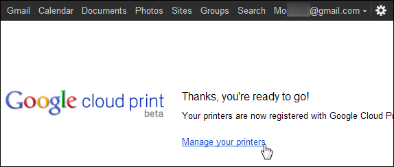 del din printer over internettet