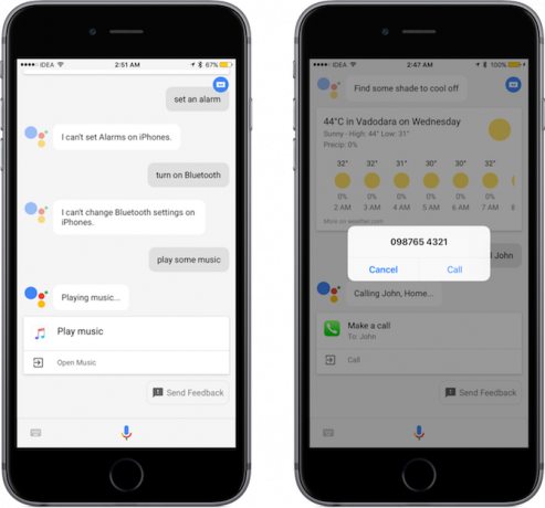 google assistent iphone problemer