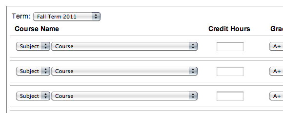 Undersøg op dit universitet med Koofers [kun USA] GPA