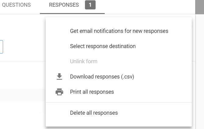 Google Sheets, kontaktformular