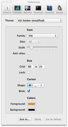 Cathode & Blinky: Sexede vintage erstatninger til terminal & tekstrediger [Mac OS X] konsol