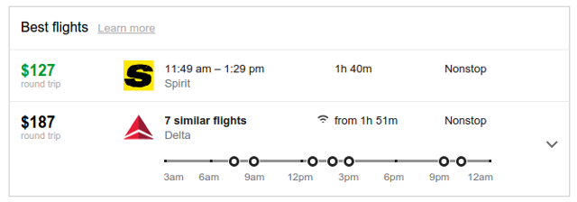 google-flight-data-søgning