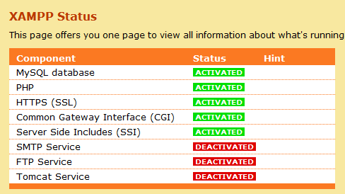 opsæt webserver