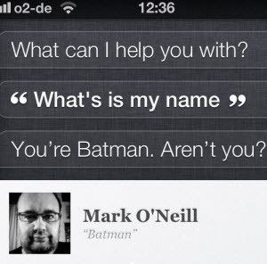 Siri, hvorfor forstår du mig ikke? [INFOGRAFISK] siri batman