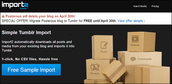 Din sidste minut-guide til eksportering af din plakatblog, før den lukker Forever Import2-hjemmesiden