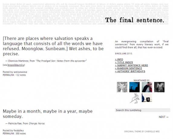 tumblr blog temaer