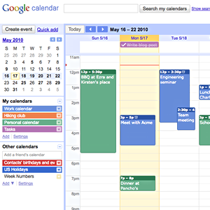 sms til google kalender