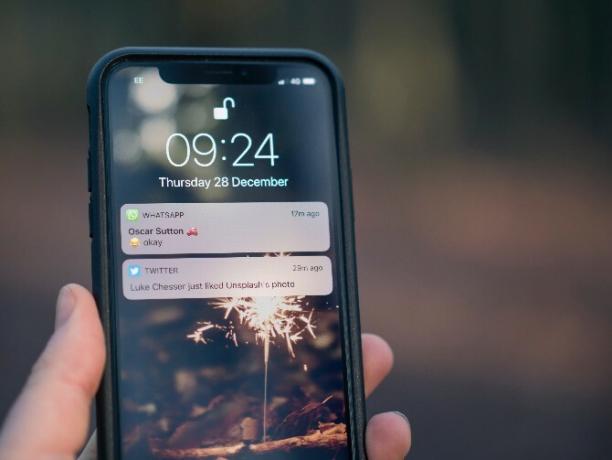 iPhone X låseskærm