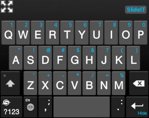 øverste Android-tastatur