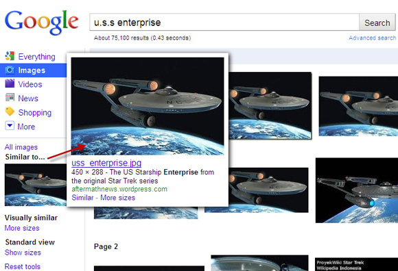 google avanceret billedsøgning