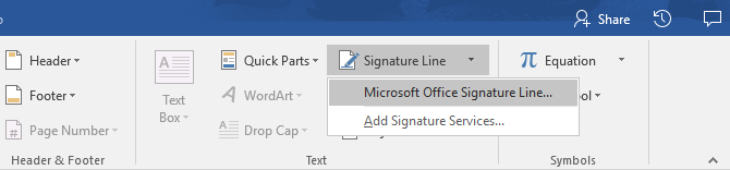 Sådan opretter du professionelle rapporter og dokumenter i Microsoft Word-signaturlinje