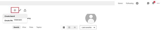 Hvad er Pinterest Opret et bord