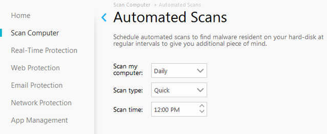 20 Ad-Aware Pro Security - Scan computer - Automatisk scanning