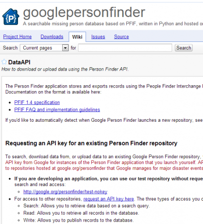 google person finder