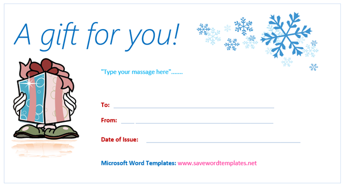 gavekort skabeloner microsoft office snefnug