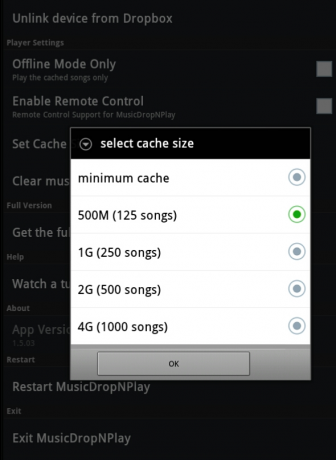 Android dropbox app