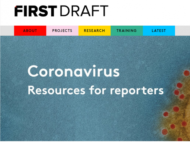 første udkast til coronavirus ressourcereportere