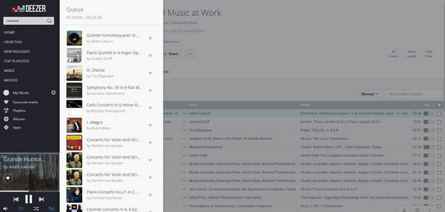 Deezer-musik-web-kø