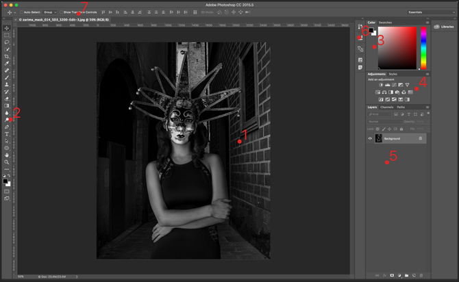 Photoshop layout