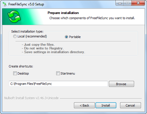 Er FreeFileSync Better Sync-software end Microsoft SyncToy? [Windows] skærmbillede 011