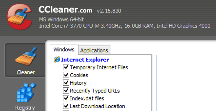 Dette er en skærmoptagelse af et af de bedste Windows-programmer. Det kaldes CCleaner