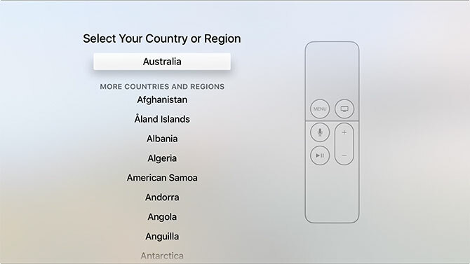 Sådan konfigureres og bruges din Apple TV apple tv-region