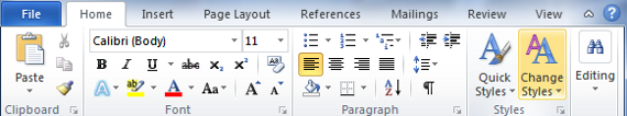 revision af Microsoft Office 2010