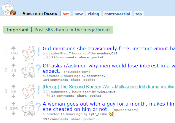 Meta - 7 Awesome Subreddits Alt om Reddit reddit drama